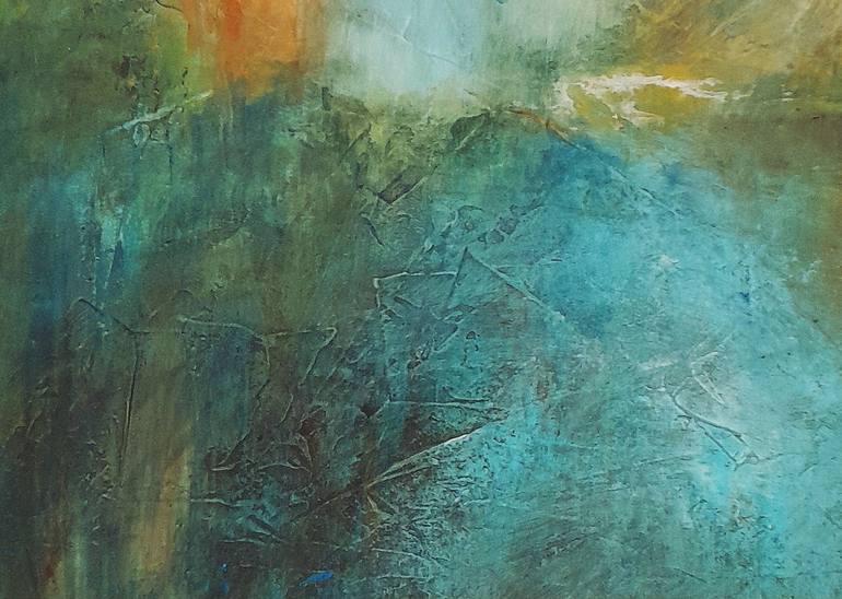 Original Abstract Landscape Painting by Roser JB