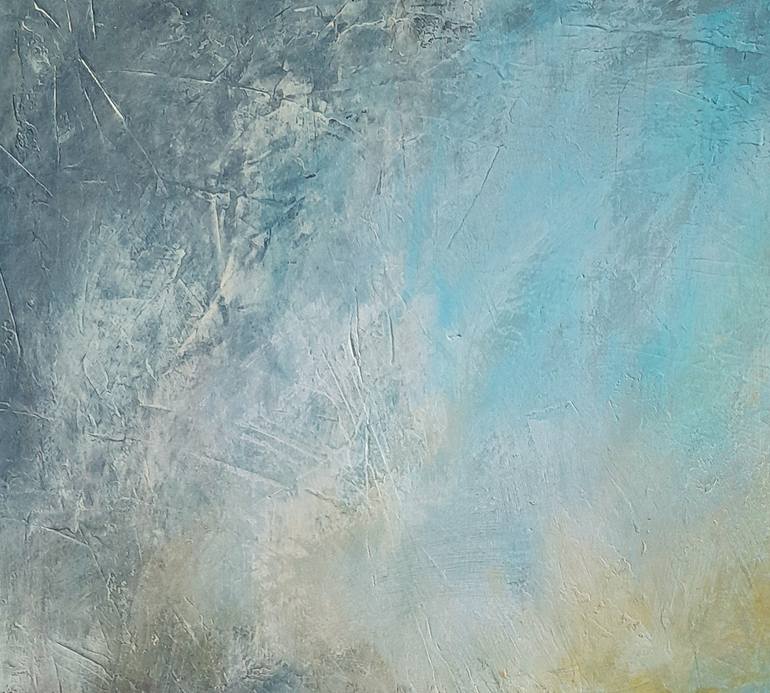 Original Abstract Landscape Painting by Roser Jb