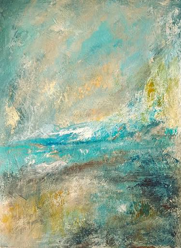 Print of Abstract Seascape Paintings by Roser JB