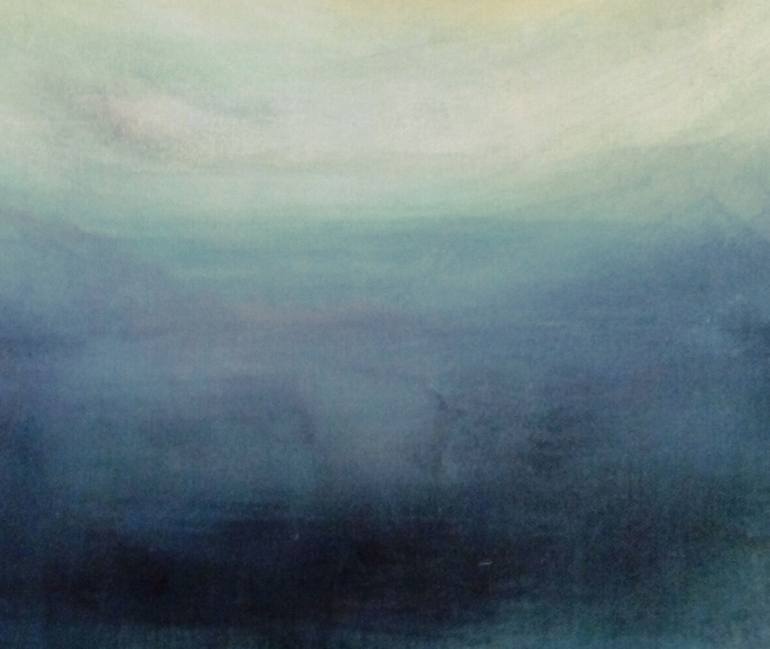 Original Abstract Landscape Painting by Roser Jb