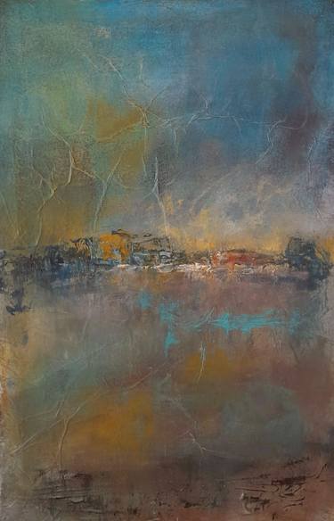 Original Abstract Landscape Paintings by Roser JB