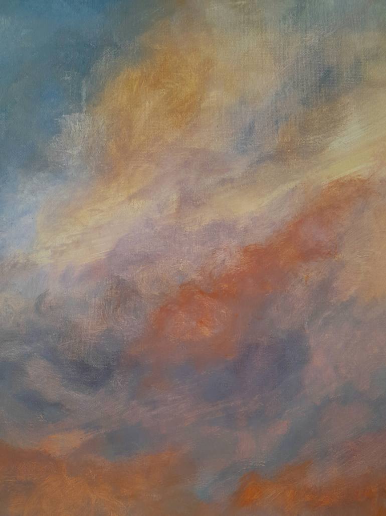 Original Abstract Seascape Painting by Roser Jb