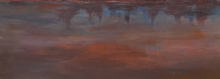 Original Abstract Seascape Painting by Roser Jb