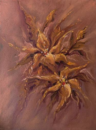 Print of Floral Paintings by sanjay lokhande