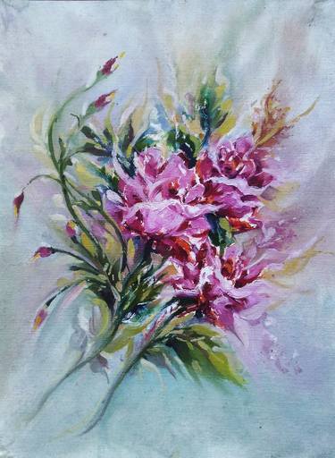 Print of Floral Paintings by sanjay lokhande