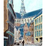 Church from the Damstreet by Vera West
