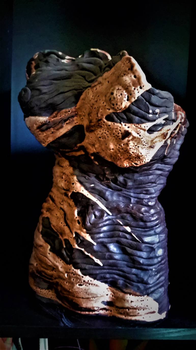 Original Abstract Expressionism Women Sculpture by Paula Letherblaire