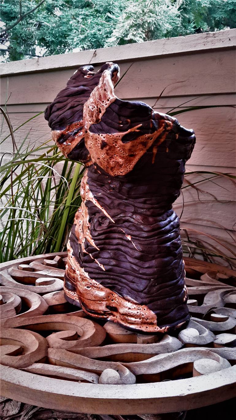 Original Abstract Expressionism Women Sculpture by Paula Letherblaire