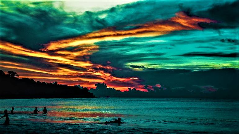 Bali Sunset I - Limited Edition of 30 Photography by Paula Letherblaire ...