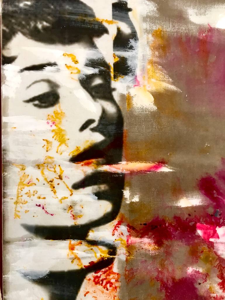 Original Abstract Expressionism Women Painting by Riccardo Focacci