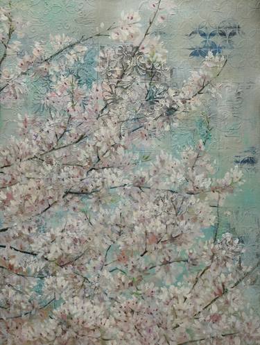 Original Expressionism Floral Mixed Media by Li Tellenbach-Guo
