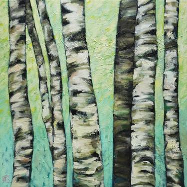 Print of Expressionism Nature Paintings by Li Tellenbach-Guo