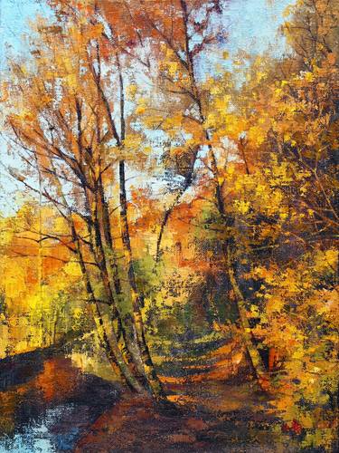 Print of Fine Art Landscape Paintings by Li Tellenbach-Guo