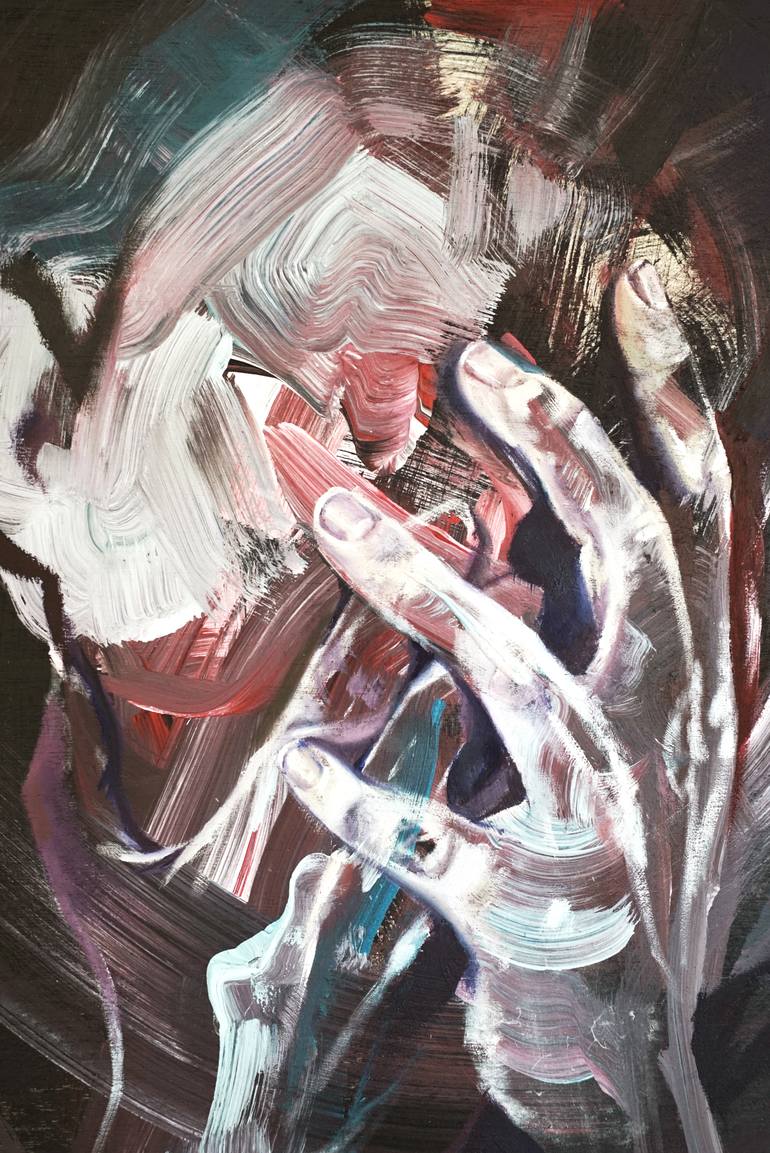 Original Abstract Expressionism Abstract Painting by Tanya Gomelskaya