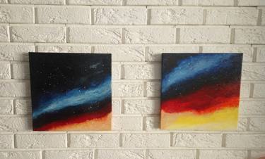 Diptych Starry sky thumb