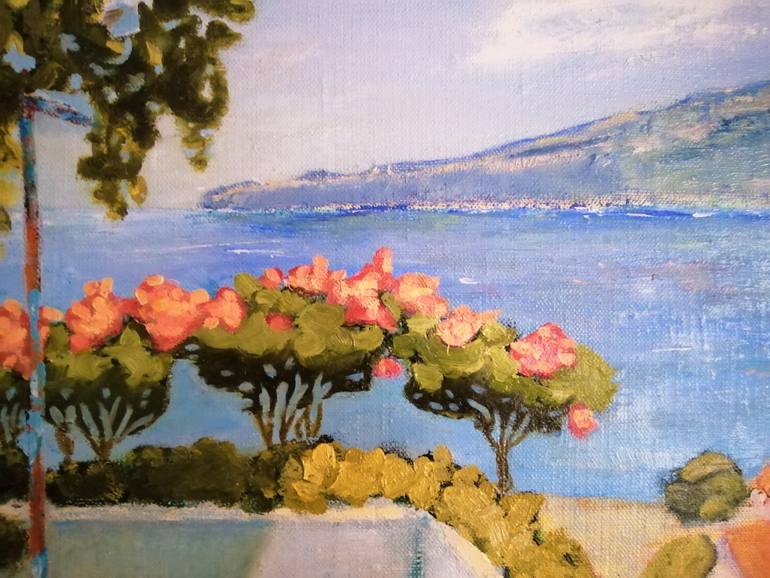 Original Art Deco Seascape Painting by Olena Isachenko