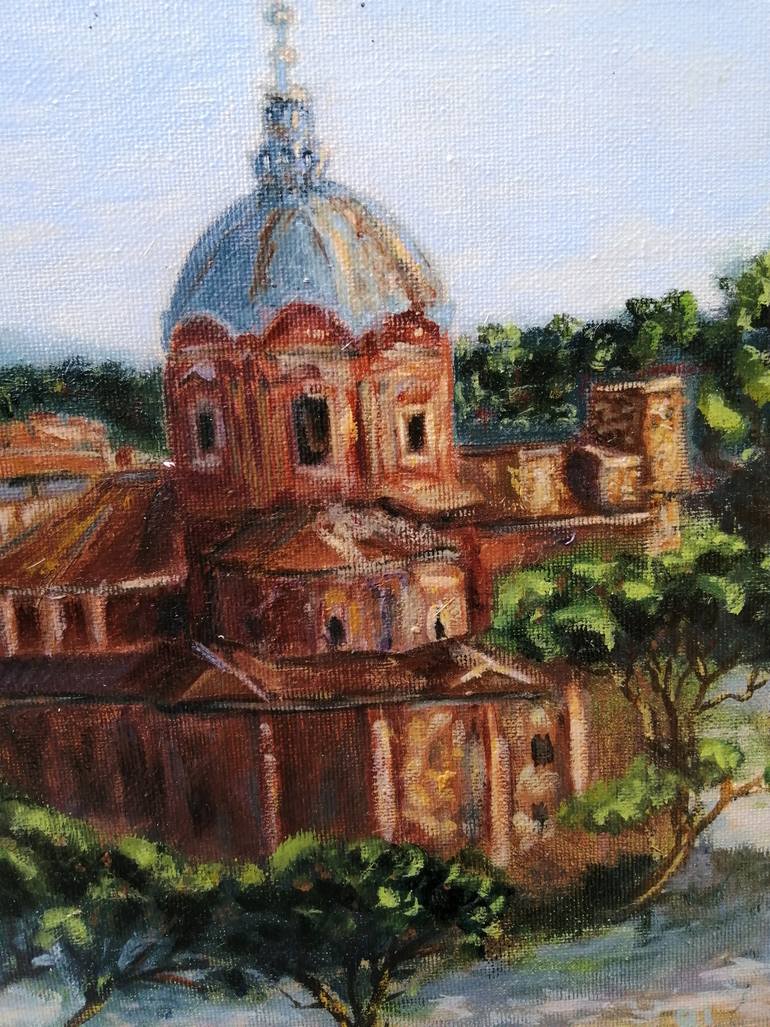 Original Figurative Cities Painting by Olena Isachenko