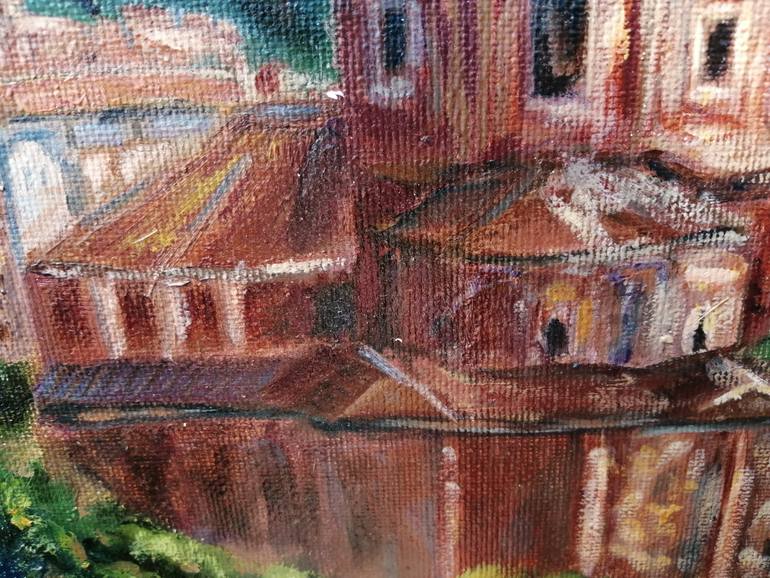 Original Figurative Cities Painting by Olena Isachenko