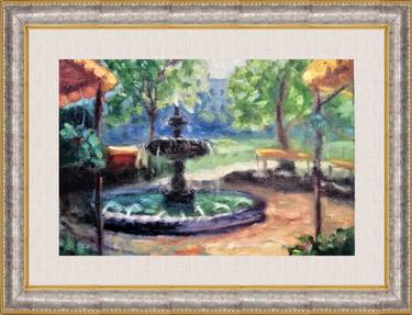 Fountain City Landscape. Oil Painting. Original Artwork thumb