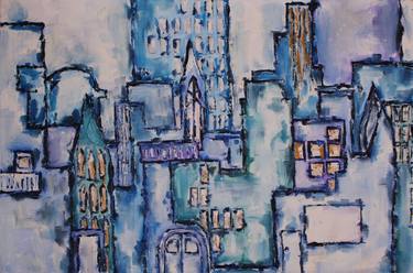 Print of Cities Paintings by Jennifer Bass