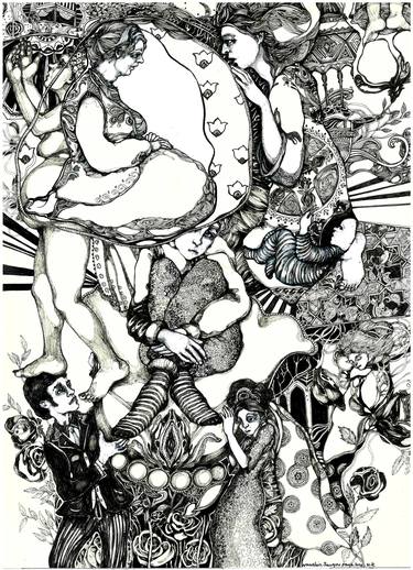 Print of Culture Drawings by Maryam Mobasseri