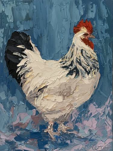 Original Figurative Animal Paintings by Chris Mercer