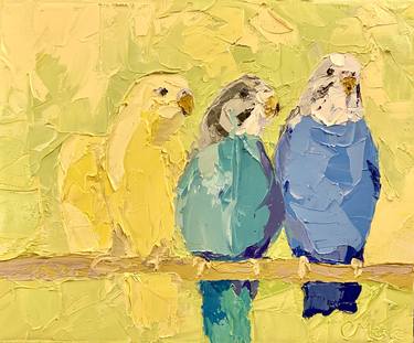 Original Expressionism Animal Paintings by Chris Mercer