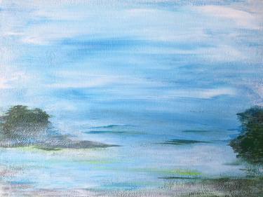 Print of Impressionism Landscape Paintings by Larissa Tunjova