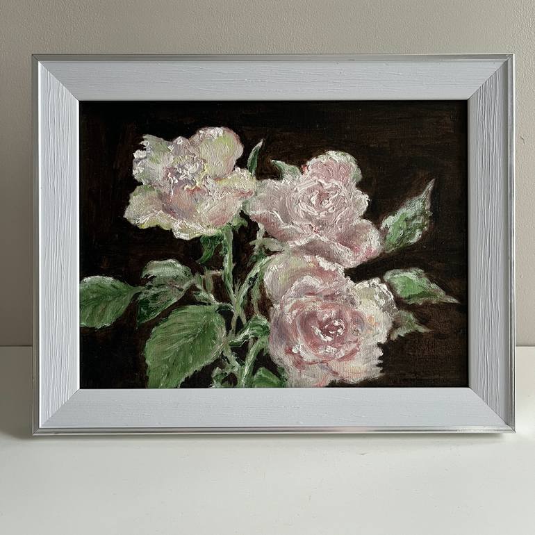 Original Impressionism Floral Painting by Larissa Tunjova