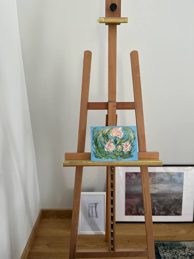 Original Impressionism Floral Painting by Larissa Tunjova