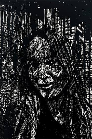 Original Contemporary Portrait Printmaking by Aleyna Işık