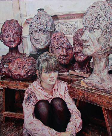 Original Figurative People Paintings by Ruth Murray