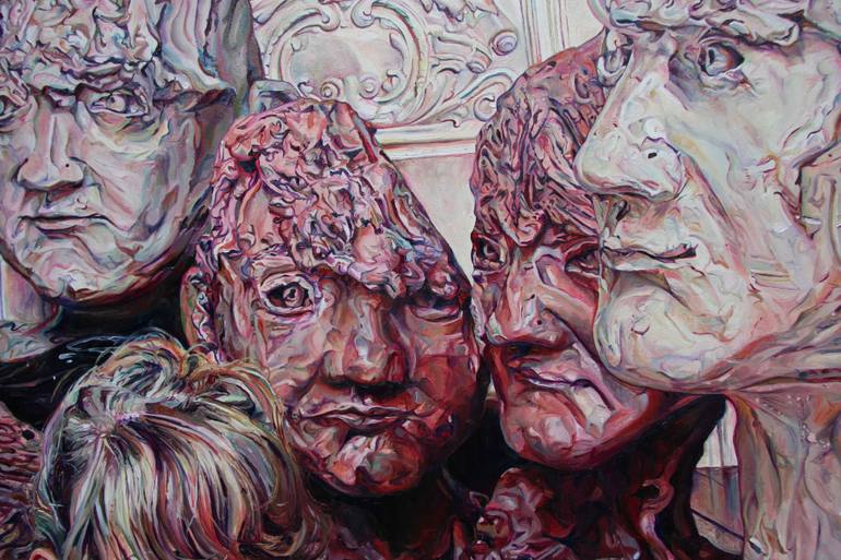 Original Figurative People Painting by Ruth Murray