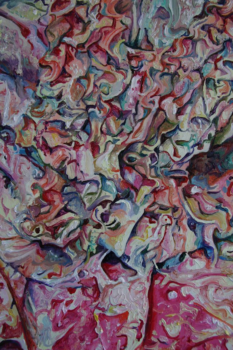 Original Realism People Painting by Ruth Murray