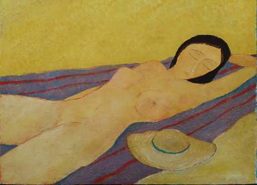 Print of Nude Paintings by alexander kharitonov