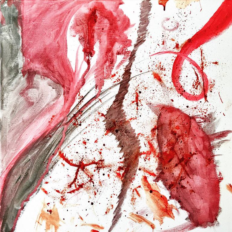 Blood Painting by Matej Bystricky Saatchi Art