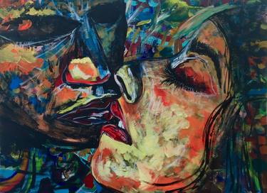 Print of Abstract Expressionism Women Paintings by Alessandro Tognin