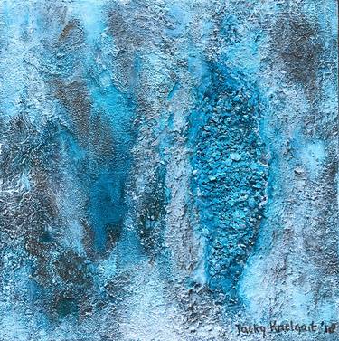Original mixed media Abstract Painting by Jacky Krielaart