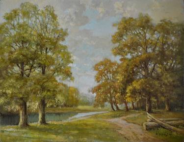 Original Landscape Paintings by Márk Rubin