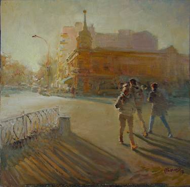 Original Cities Paintings by Oksana Begma
