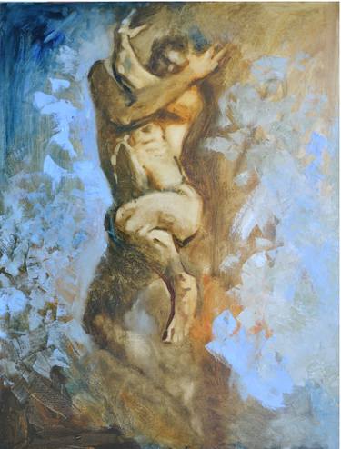 Original Classical mythology Paintings by Oksana Begma