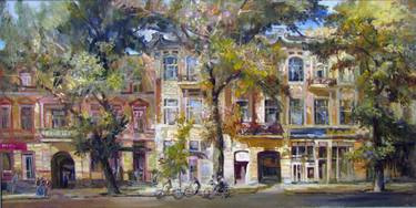 Original Cities Paintings by Oksana Begma