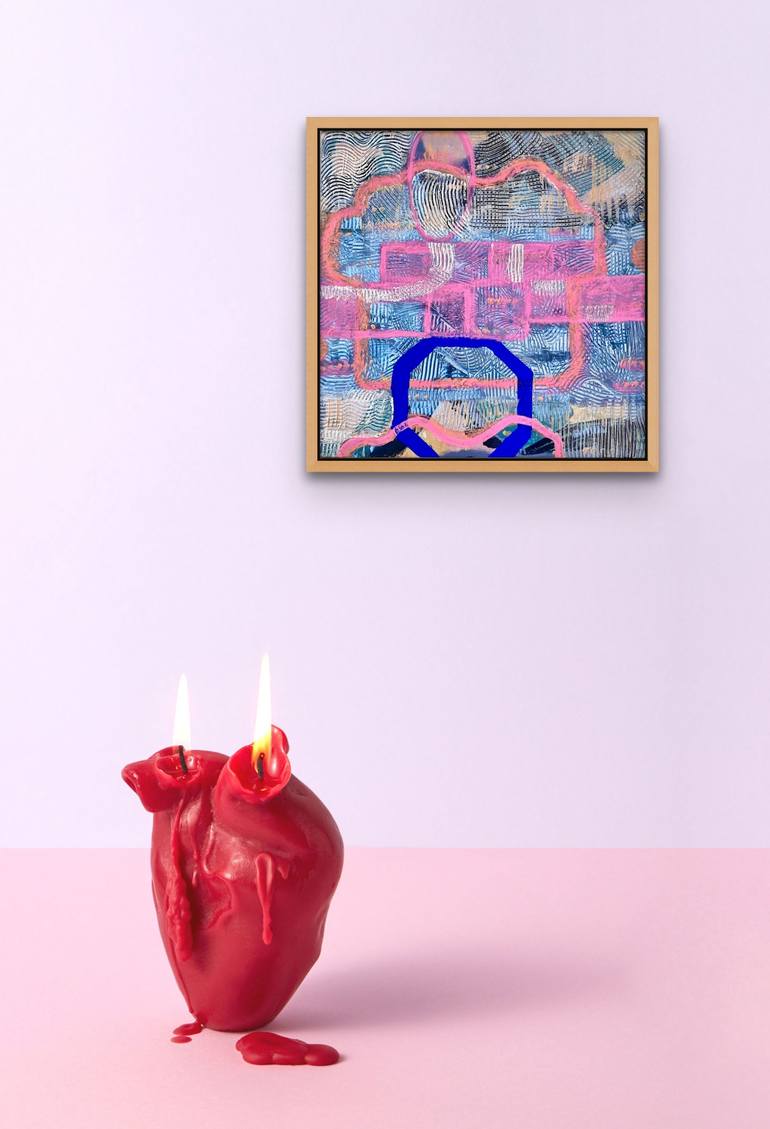 Original Abstract Expressionism Abstract Painting by Wendy Cohen