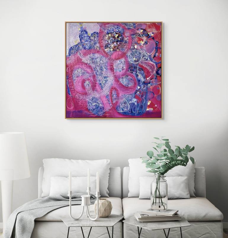 Original Abstract Expressionism Abstract Painting by Wendy Cohen