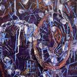 Azure Violet Glimmer Shimmer by Wendy Cohen