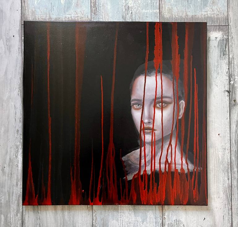 Original Surrealism Women Painting by Kate Dannyk