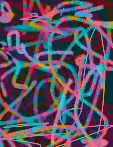 Original Abstract Expressionism Abstract Digital by Hakki Arslan