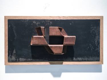 Original Geometric Abstract Sculpture by Jovan Dostanic