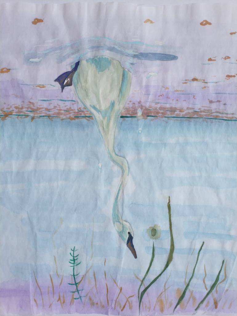 Original Conceptual Animal Painting by Ulyana Smakova