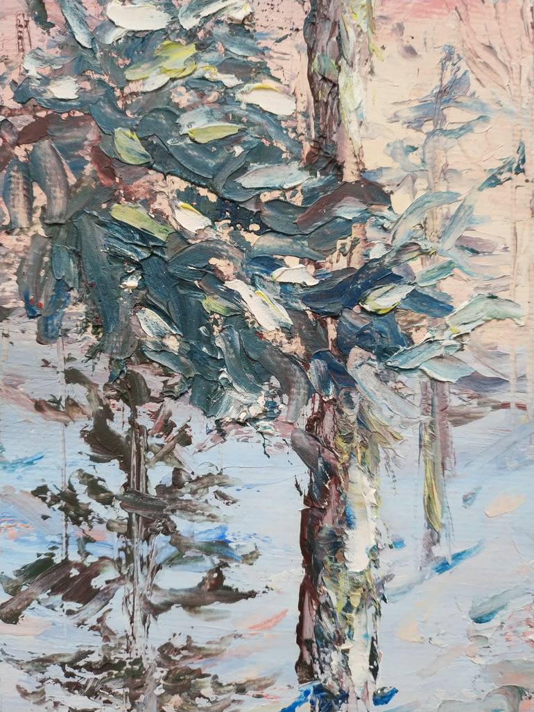 Original Abstract Expressionism Light Painting by Ulyana Smakova